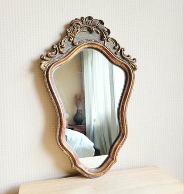 Miroir doré baroque vintage/antique super cool ! 