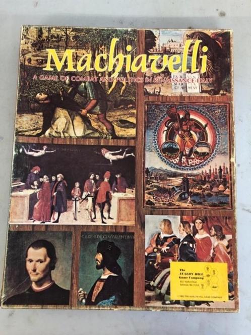 MACHIAVELLI - superbe classique Avalon Hill, Hobby & Loisirs créatifs, Jeux de société | Jeux de plateau, Enlèvement ou Envoi