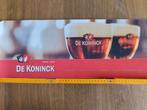 Bar / toog bier matje de Koninck-nieuw -extra lang-Belgium, Verzamelen, Verzenden, Nieuw, Overige typen, De Koninck