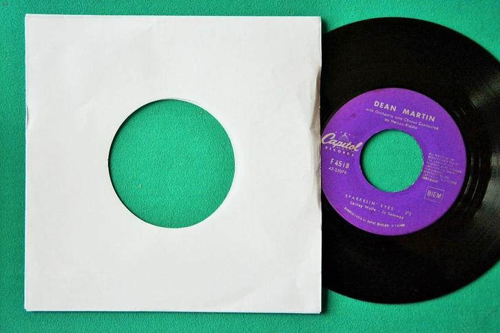 Dean Martin – Sparkelin' Eyes (w) - vinyl singel, Cd's en Dvd's, Vinyl Singles, Zo goed als nieuw, Single, Pop, 7 inch, Ophalen of Verzenden