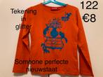 Longsleeve Someone maar 122. Perfecte staat, met glitter, Ophalen of Verzenden, Zo goed als nieuw, Shirt of Longsleeve, Someone