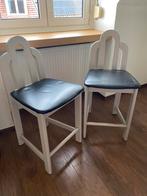 2 hoge keuken - bar stoelen ., Huis en Inrichting, Barkrukken, Gebruikt, Ophalen