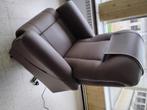Relax elektrisch taupe, Huis en Inrichting, Ophalen, Zo goed als nieuw, Eenpersoons, Leer