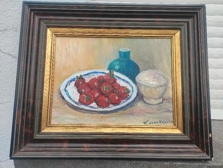 Huile sur toile signe Walter jonckheere, Antiquités & Art, Art | Peinture | Classique, Enlèvement ou Envoi