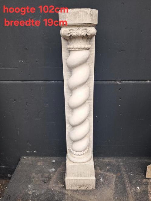 Decoratieve stenen zuil – 102 cm hoog, Huis en Inrichting, Woonaccessoires | Zuilen en Pilaren, Gebruikt, Ophalen