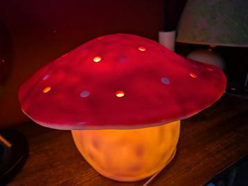 Grote Heico paddestoel lamp beschikbaar voor biedingen