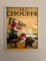 Canvasprint ingelijst vintage La Chouffe 30 op 40 - mancave, Ophalen of Verzenden, Nieuw