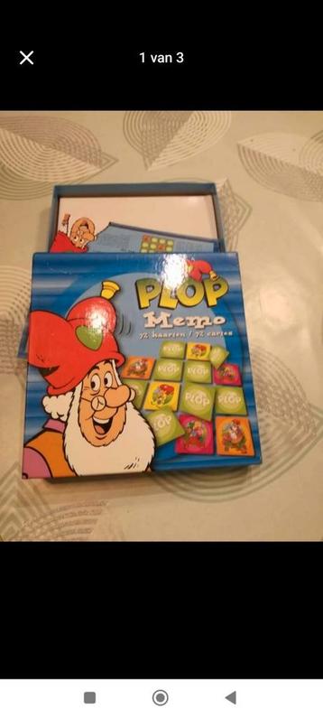 Plop memo spel 72 stuks. Compleet!. beschikbaar voor biedingen