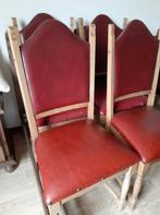 6 stoelen, Huis en Inrichting, Stoelen, Ophalen, Gebruikt, Hout