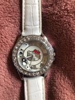Hello Kitty wit horloge met strass steentjes, Handtassen en Accessoires, Ophalen of Verzenden, Gebruikt, Wit, Meisje