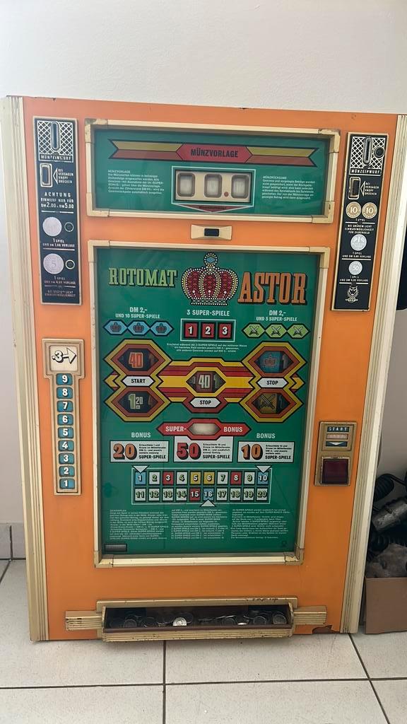 Rotomat Astor, Verzamelen, Automaten | Gokkasten en Fruitautomaten, Gebruikt, Gulden, Met sleutels, Ophalen