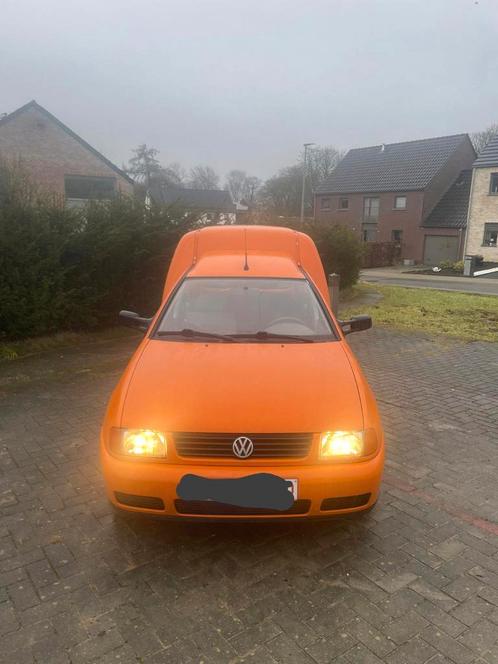 Petite camionnette orange Volkswagen Caddy 1.4i, Auto's, Bestelwagens en Lichte vracht, Particulier, Ophalen