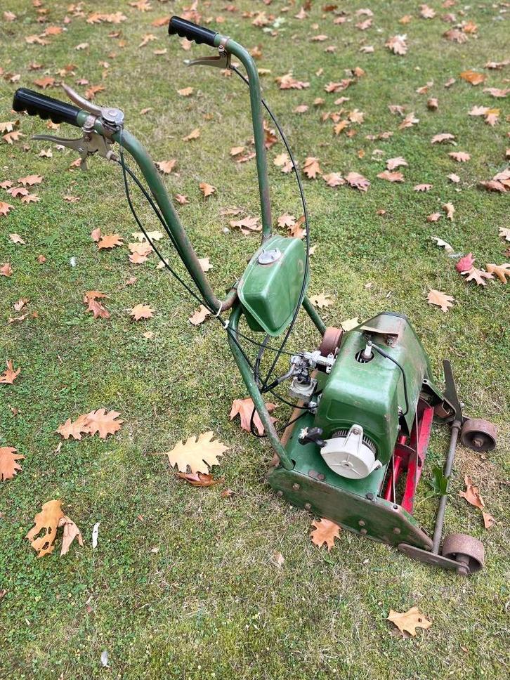Vintage Atco grasmaaier, Tuin en Terras, Grasmaaiers, Gebruikt, Benzine-grasmaaier, 30 t/m 39 cm, Kooimesmaaier, Ophalen