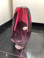 Vintage Val Saint Lambert Crystal Swirl Vaas René Delvenne, Huis en Inrichting, Woonaccessoires | Vazen, Ophalen, Zo goed als nieuw