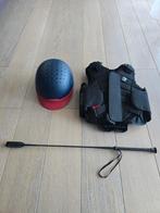 Ruiteruitrusting, bodyprotector, tok en rijzweepje voor kind, Dieren en Toebehoren, Ophalen