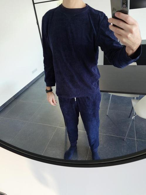 Schiesser pyjama ribfluweel 54/XL, Kleding | Heren, Pyjama's, Zo goed als nieuw, Maat 52/54 (L), Ophalen of Verzenden