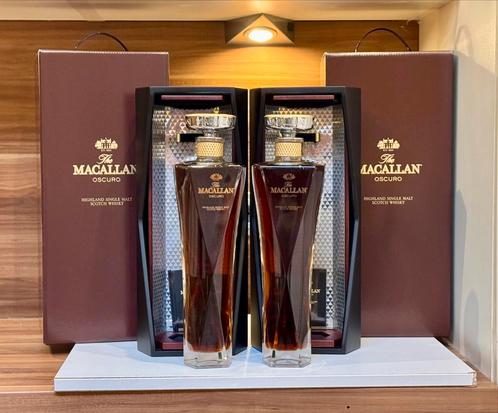 2 flessen Macallan Oscuro, nieuw en in perfecte staat!, Verzamelen, Wijnen, Nieuw, Ophalen of Verzenden