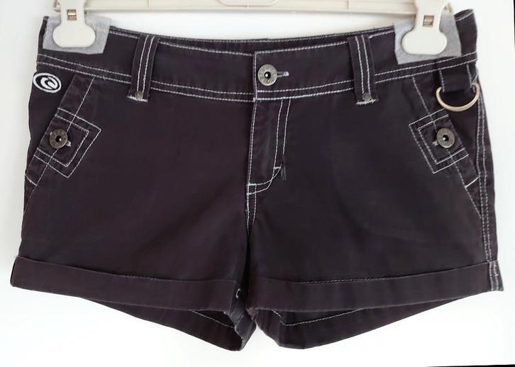 Ripcurl : short / korte broek  donkergrijs   XS (ook S), Kleding | Dames, Broeken en Pantalons, Gedragen, Maat 34 (XS) of kleiner