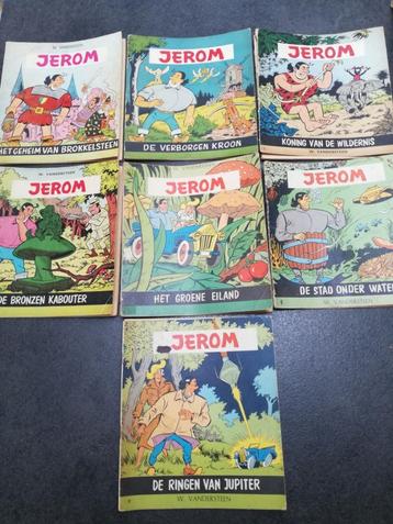 Jerom - 7 stripboeken - eerste druk beschikbaar voor biedingen
