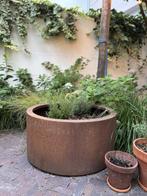 Nieuw! Adezz bloemenbak in cortenstaal, Tuin en Terras, Ophalen, Rond, Nieuw, Metaal