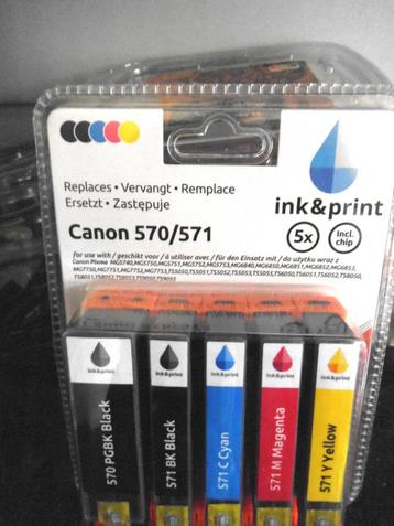 PRINTERINKT CANON 570/571 beschikbaar voor biedingen