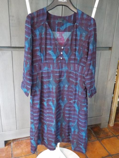 Prachtige design jurk van Mer du Nord maat 36 blauw paars, Kleding | Dames, Jurken, Zo goed als nieuw, Maat 36 (S), Blauw, Ophalen of Verzenden