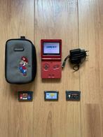 Gameboy advance sp, Games en Spelcomputers, Ophalen of Verzenden, Zo goed als nieuw, Game Boy Advance SP, Met games