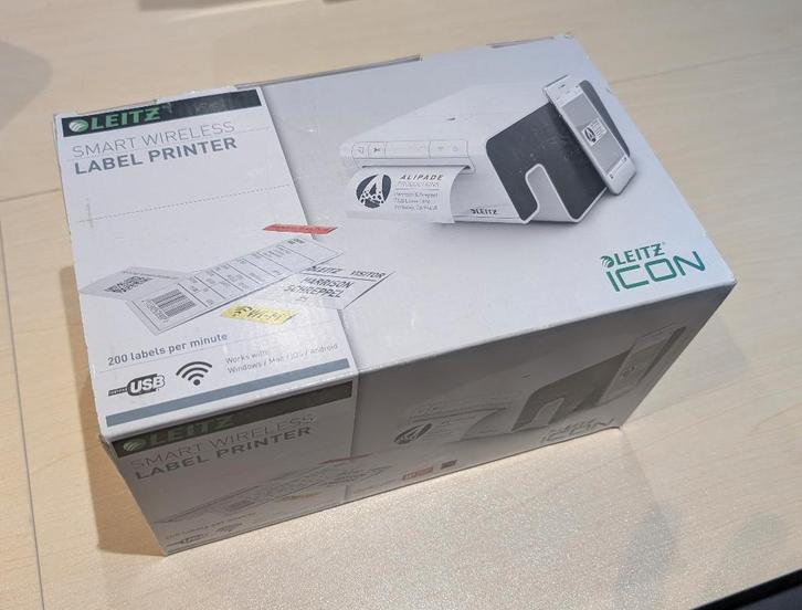 Étiqueteuse Leitz Icon avec bobinnes d'étiquettes, Informatique & Logiciels, Étiqueteuses, Utilisé, Étiquette en bande, Enlèvement ou Envoi