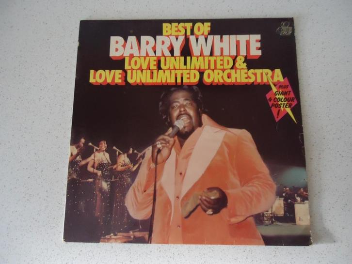 Dubbel LP van "Barry White" Best Of Barry White anno 1988., Cd's en Dvd's, Vinyl | R&B en Soul, Gebruikt, Soul of Nu Soul, 1980 tot 2000