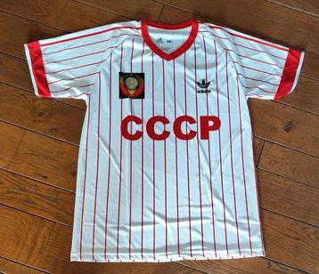 Vintage CCCP voetbalshirt (ex USSR), Adidas uit de jaren 80 beschikbaar voor biedingen