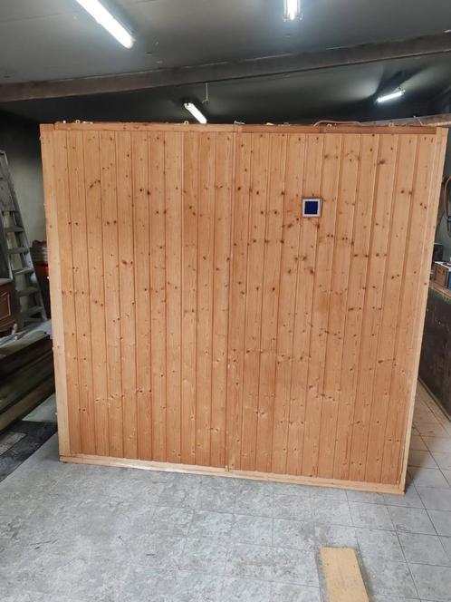 Binnen hoeksauna 2mx 2.6mx1.95m, Sport en Fitness, Sauna, Nieuw, Complete sauna, Fins of Traditioneel, Ophalen