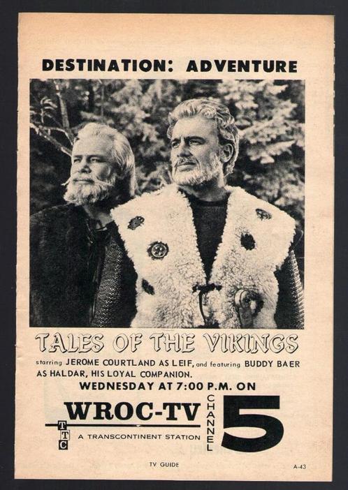 Tales of the vikings amerikaanse T.V.SERIE 1959 - 1960, TV, Hi-fi & Vidéo, Bobines de film, Film 16 mm, Envoi