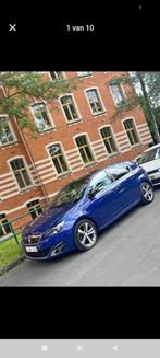 Peugeot 308 GT Line met revisiemotor, Auto's, Voorwielaandrijving, Blauw, Leder, 5 deurs
