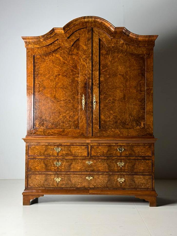 Wortelnoten Kabinet Hollands ca. 1780, Antiek en Kunst, Antiek | Kantoor en Zakelijk, Ophalen