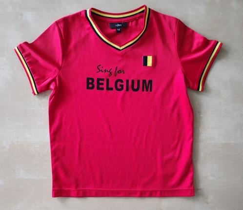 Voetbalshirt België, maat 110, Enfants & Bébés, Vêtements enfant | Taille 110, Comme neuf, Garçon, Chemise ou À manches longues