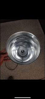 Industriele lampen, Huis en Inrichting, Lampen | Hanglampen, Ophalen, Gebruikt, 50 tot 75 cm, Glas