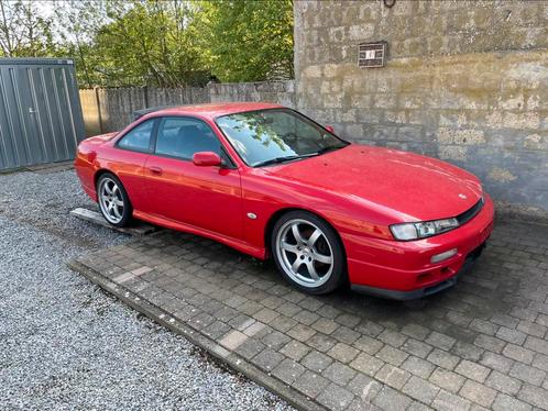 Nissan Silvia 200sx s14a, Auto's, Nissan, Particulier, 200SX, Benzine, Coupé, 3 deurs, Handgeschakeld, Rood, Zwart, Leder, Achterwielaandrijving