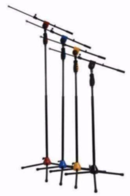 Zware professionele microfoon statief Geel, Muziek en Instrumenten, Standaarden, Nieuw, Instrumentstandaard, Microfoon, Ophalen of Verzenden