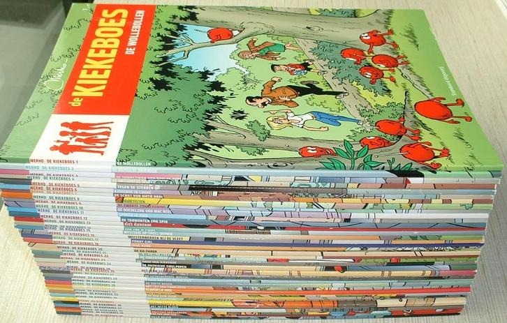 strips de kiekeboes nrs tussen 1 en 162 korting mogelijk., Boeken, Stripverhalen, Meerdere stripboeken, Ophalen of Verzenden