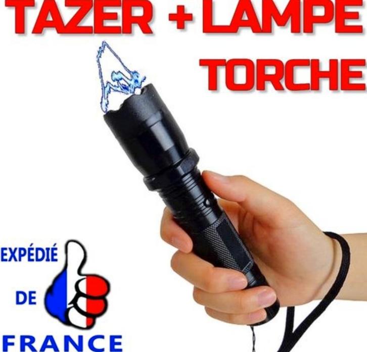 Shocker lampe taser tazer neuf avec chargeur UE, Caravans en Kamperen, Zaklampen, Nieuw, Batterij, Verzenden