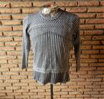 (37) -pull homme T.S noir argenté - mer d'anvers -, Mer d'anvers, Zwart, Ophalen of Verzenden, Zo goed als nieuw