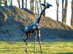Handgemaakte Giraffe - 155 cm -  Metaal, Ophalen of Verzenden
