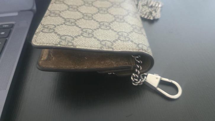 Gucci Dionysus tas met kettingriem, Handtassen en Accessoires, Tassen | Schoudertassen, Zo goed als nieuw, Overige merken, Beige