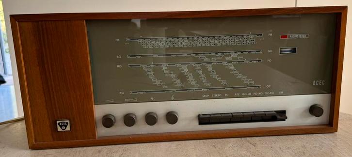 ACEC antieke radio diverse frequentiebanden, Antiek en Kunst, Antiek | Tv's en Audio, Ophalen