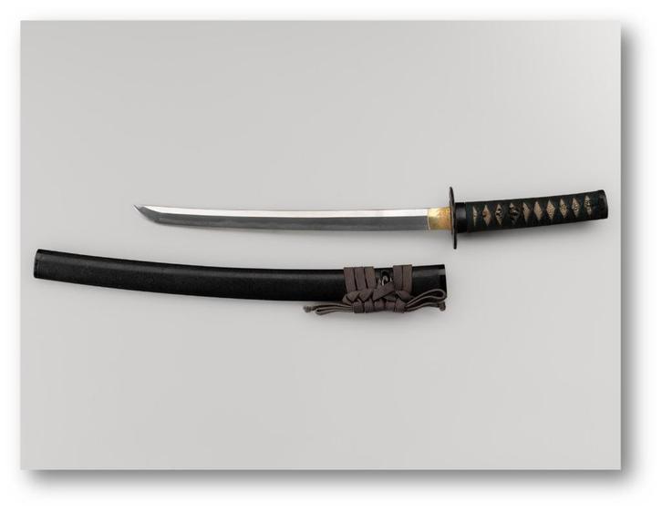 WAKIZASHI Katana zwaard – KANEMOTO getekend, Antiek en Kunst, Antiek | Gereedschap en Instrumenten, Ophalen of Verzenden
