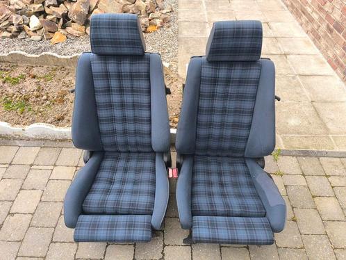 Sièges avant uberkaro indigo BMW e30, Auto-onderdelen, Interieur en Bekleding, BMW, Ophalen