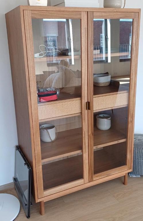 Vitrine TARIFA (Maisons du Monde), Huis en Inrichting, Kasten | Vitrinekasten, Zo goed als nieuw, 150 tot 200 cm, 50 tot 100 cm