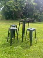 Stevige bartafel met 3 barkrukken (horeca kwaliteit), Huis en Inrichting, Ophalen, Zo goed als nieuw