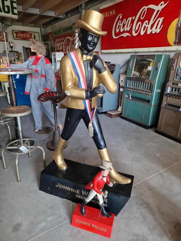 johnnie walker xxxl 178cm hoog, Verzamelen, Merken en Reclamevoorwerpen, Gebruikt, Reclamebord, Ophalen