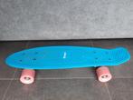 Skateboard, penny board, blauw, Skateboard, Ophalen of Verzenden, Zo goed als nieuw